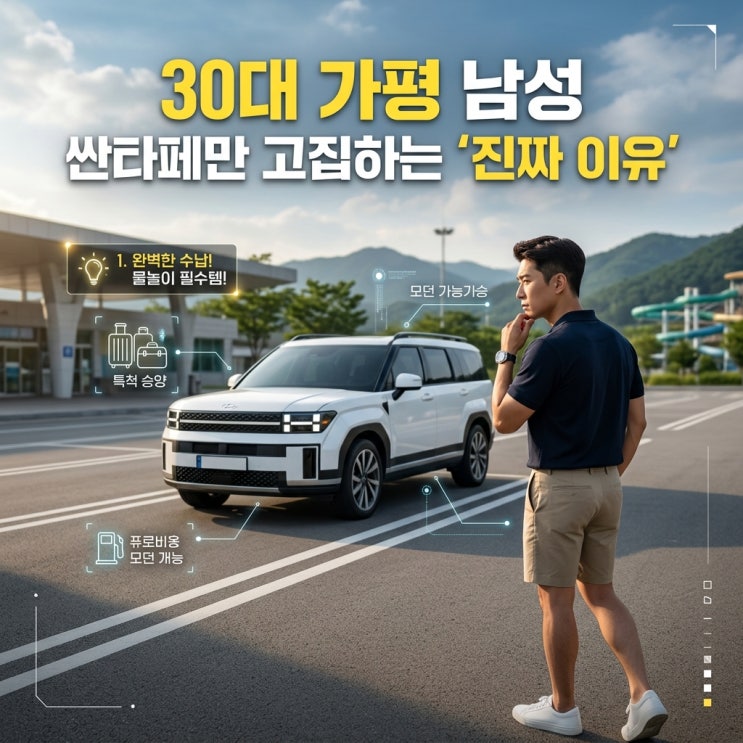  “트렁크 열어보고  계약을…" 주말마다 가평 빠지 가는 30대들이 싼타페만 고집하는 이유