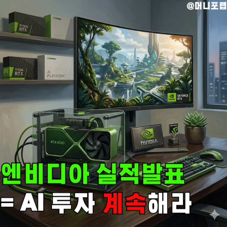  엔비디아 실적발표, 결론은 "AI 투자 계속해라"
