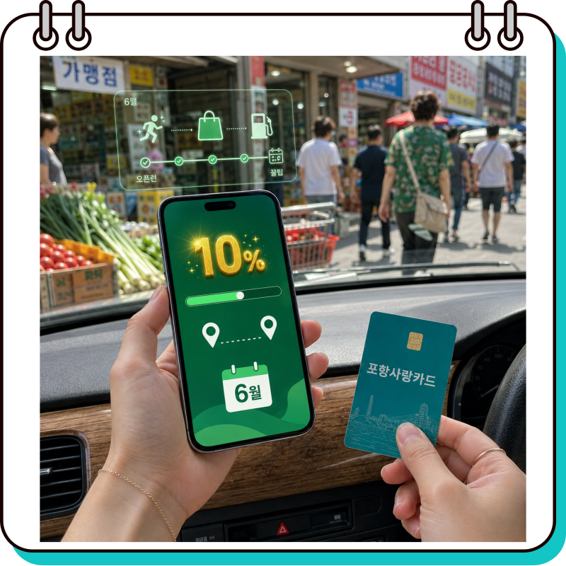 포항사랑상품권 6월 10% 특별할인 오픈런 성공 일정 및 결제 꿀팁