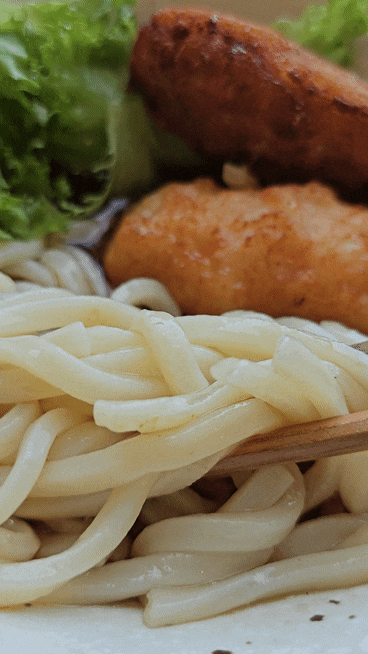  주말 나들이 맛집 송해공원 옥연지를 내려다보며 먹는 시원한 냉우동 기프