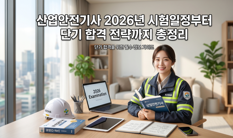  산업안전기사 2026년 시험일정부터 단기 합격 전략까지 총정리