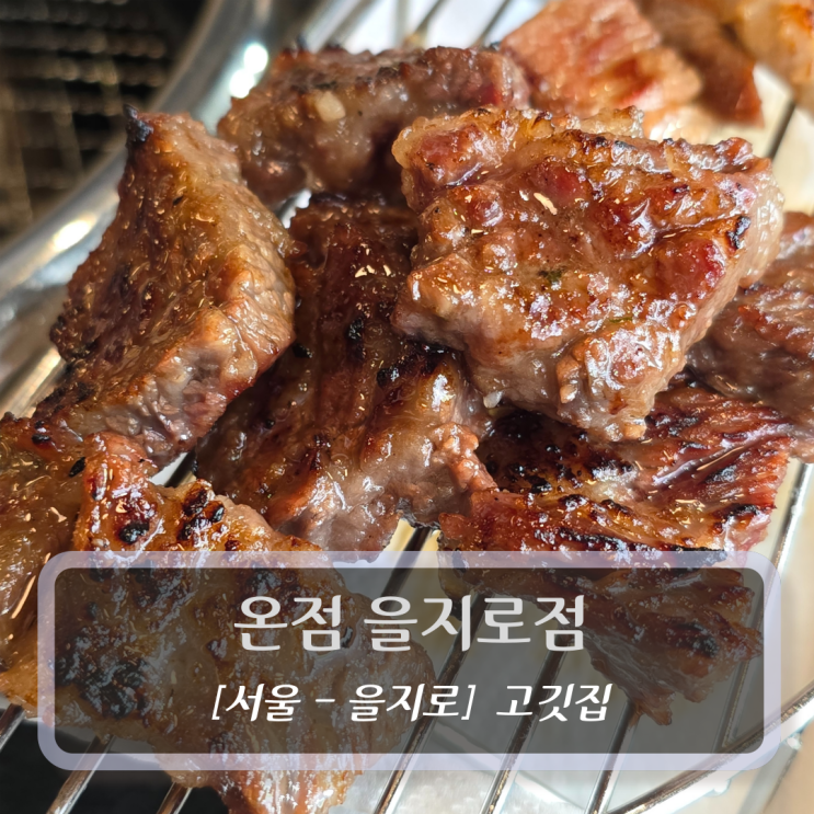  을지로 맛집 :: 온점 을지로점 - 프리미엄 고기집