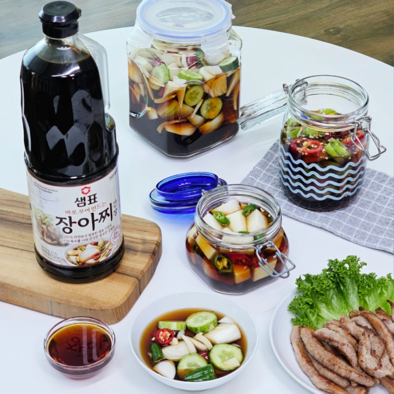 쉽고 맛있는 양파오이장아찌 만들기 샘표 장아찌간장 하나면 끝