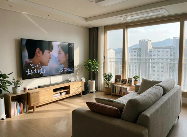  QLED QNED 나노셀 대형 TV 비교