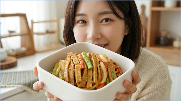  마트 세일 때 쟁여둔 어묵? '이것' 넣고 볶았더니 5분 만에 간장 어묵볶음으로 변신!