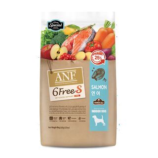  6free 연어 8kg - 눈물 자국 걱정 없는 건강한 피부 사료