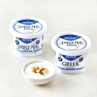  매일바이오 그릭요거트 무가당 플레인 400g 2개 - 고단백 건강 디저트