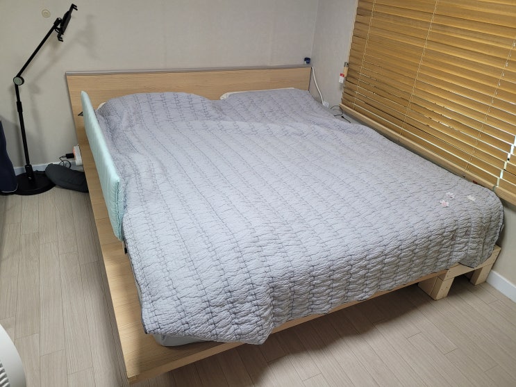 침대 확장 프레임과 이케아 복스트란다 매트리스 후기