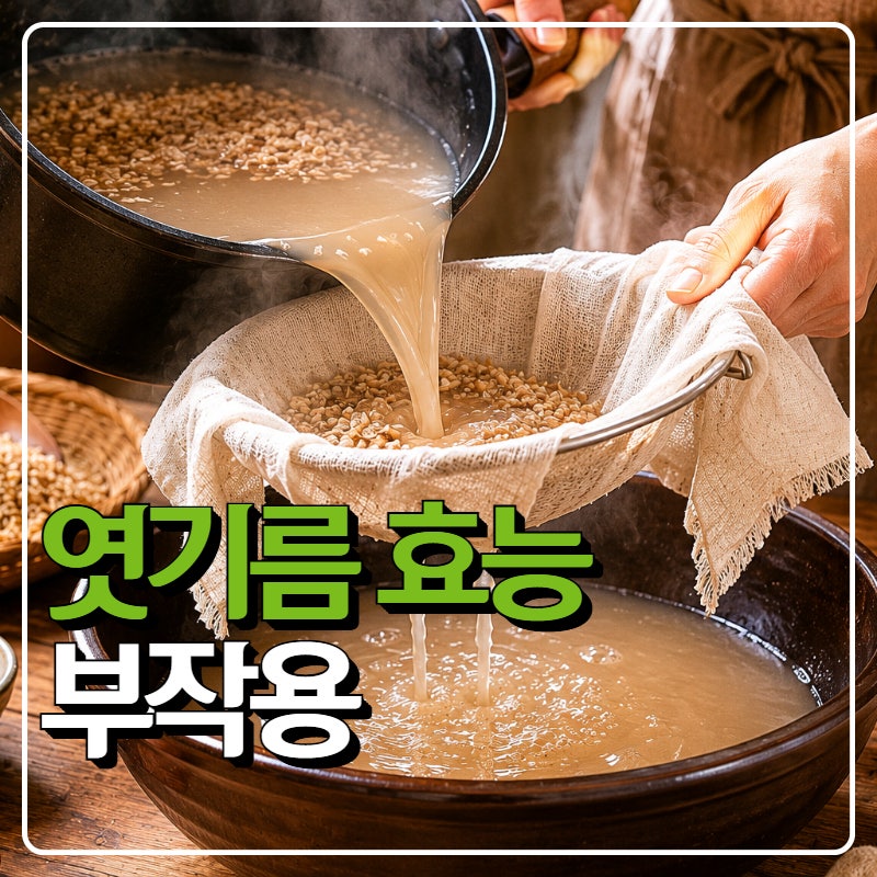 엿기름 효능과 부작용 없이 먹는 법 (식혜)