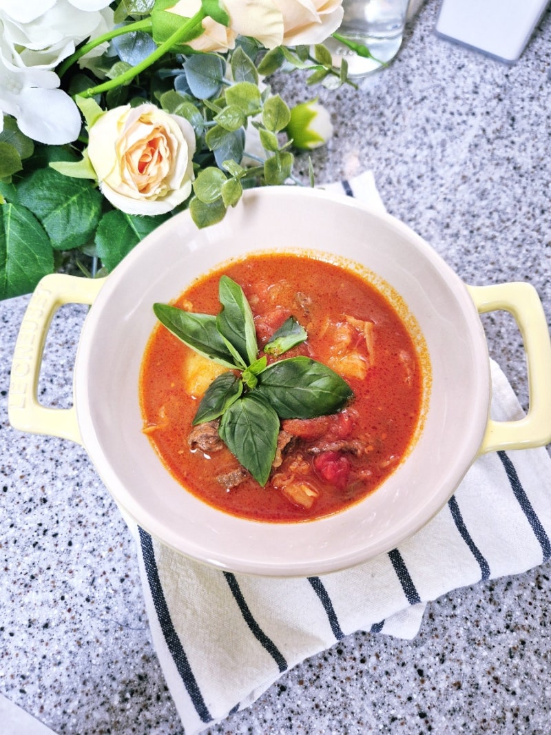 토마토 스튜 만들기, 토마토 소고기 스튜  만들기, 토마토 스튜 레시피