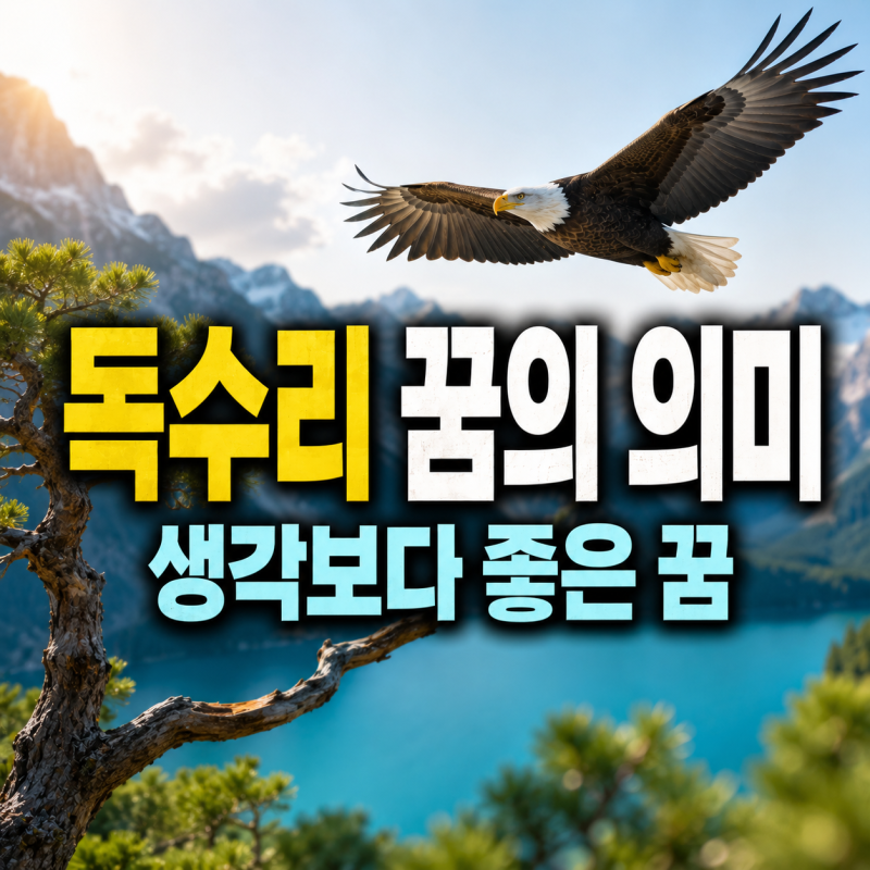 독수리 꿈은 생각보다 좋은 의미로 해석됩니다