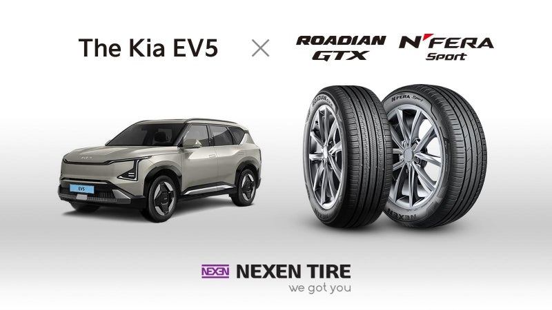 EV5 순정타이어 정보, 신차용 출고시 타이어, 추천공기압 권장 공기압 kPa (psi) ev5적정공기압