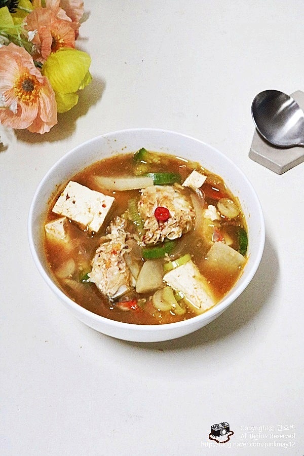 된장찌개 레시피 꽃게된장찌개 끓이는 법