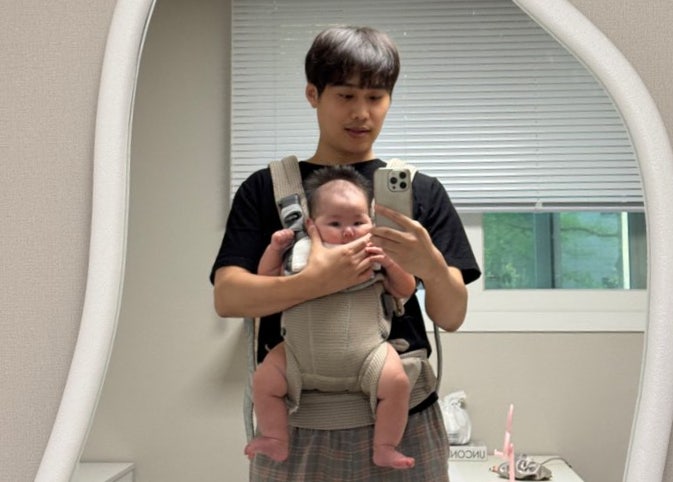 베이비뵨 하모니 아기띠 솔직정리 (3개월 아기 착용감, 장단점)