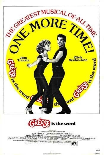 그리스(Grease, 1978년) 랜달 크레이저 감독 올리비아 뉴튼 존 존 트라볼타 주연 뮤지컬 영화 추....