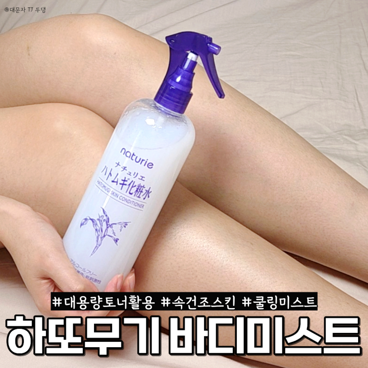  바디미스트 활용 가능한 가성비 대용량스킨 나츄리에 하또무기