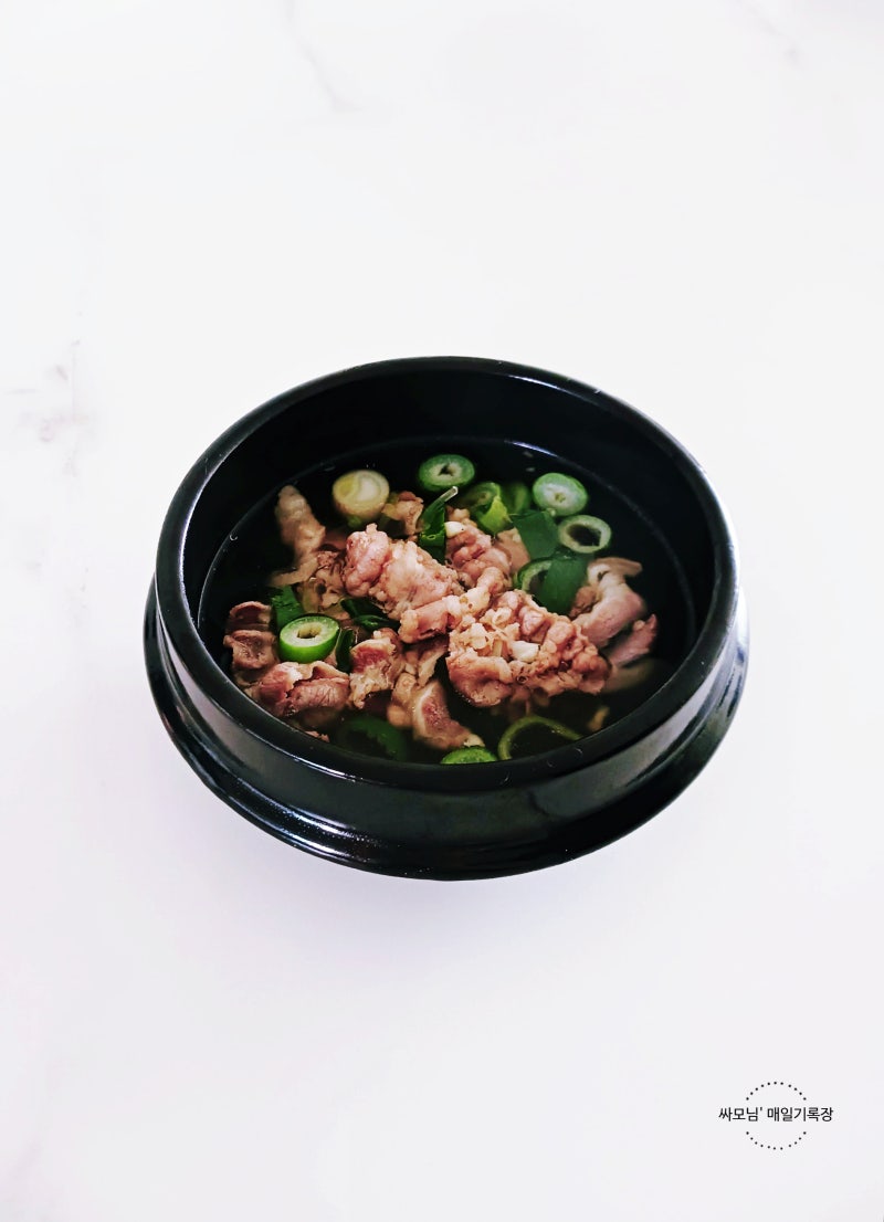 우리집이 갈비탕 맛집! 깊고 진한 맛 10분 완성! [우삼겹 갈비탕] 레시피