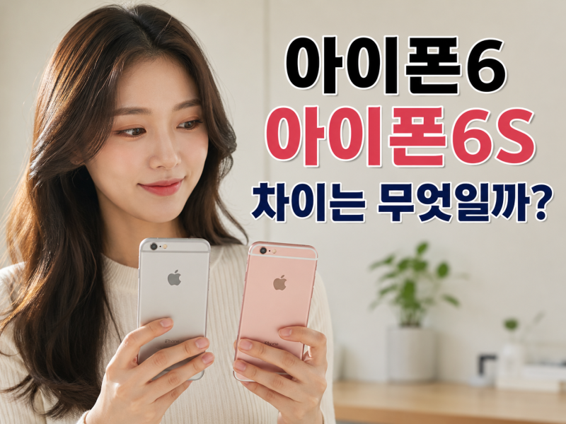 아이폰6 아이폰6S 차이는 무엇일까