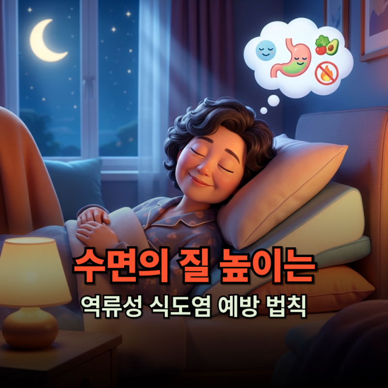 베개 높이만 바꿔도 편안한 밤? 전통적인 역류성 식도염 증상 완화 방법 5가지