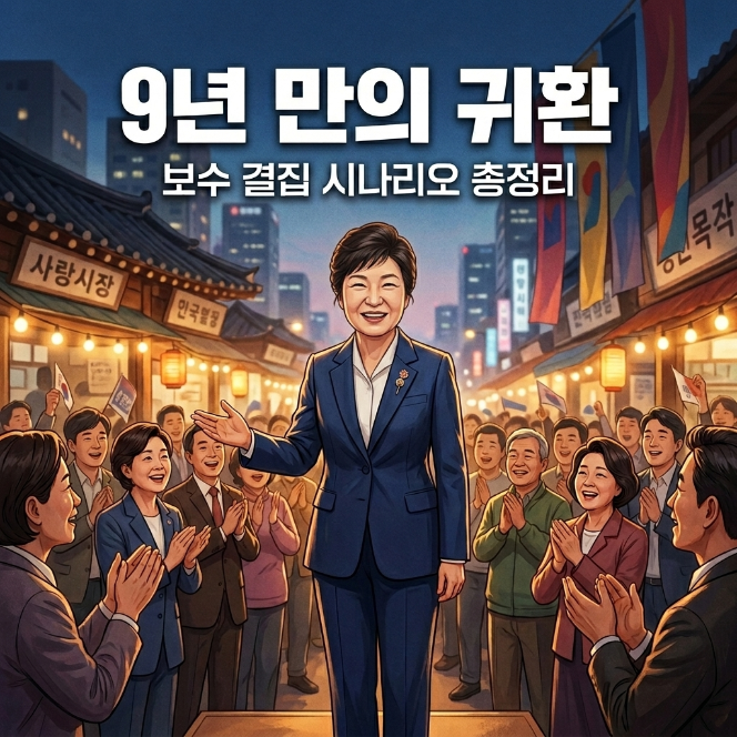 박근혜 9년 만에 충청 유세 등판, 이번엔 진짜 다른 이유