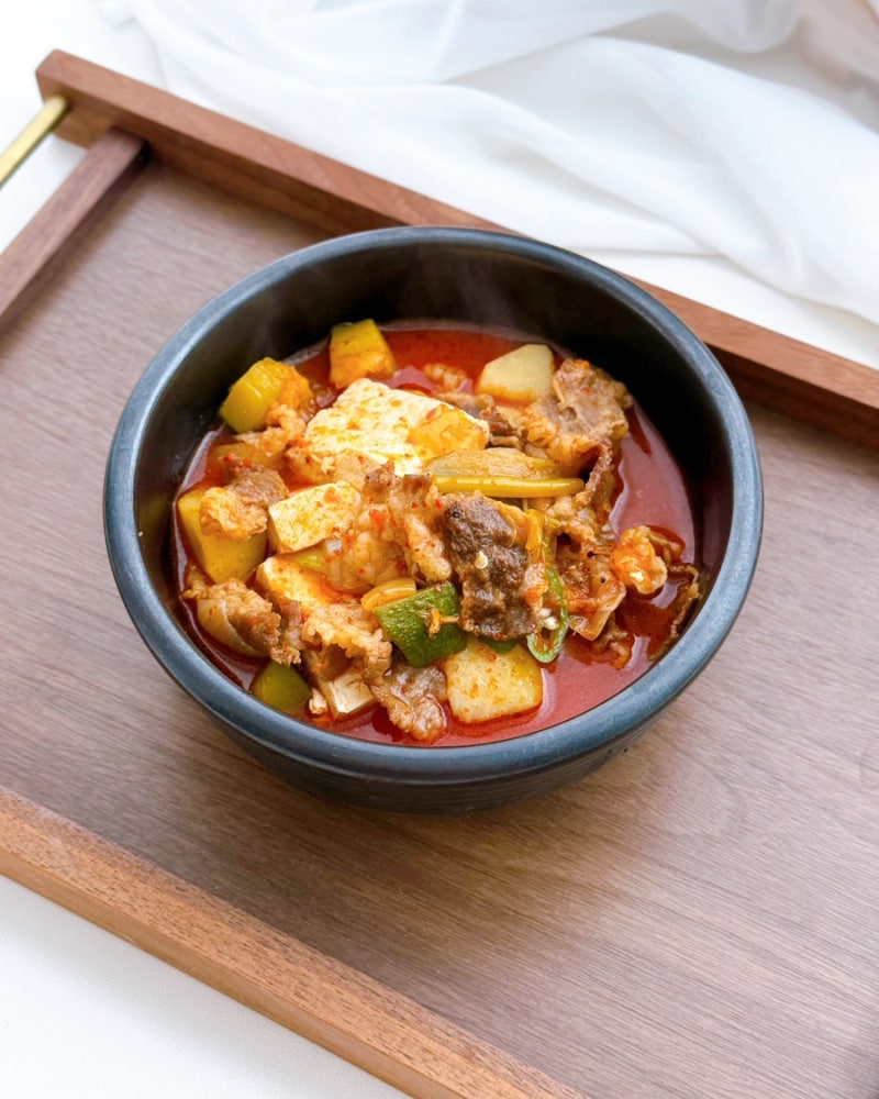 고추장찌개 레시피 맛없는 코스트코 차돌박이 살리기! 감자 애호박 재료 술안주 밥도둑 요리....