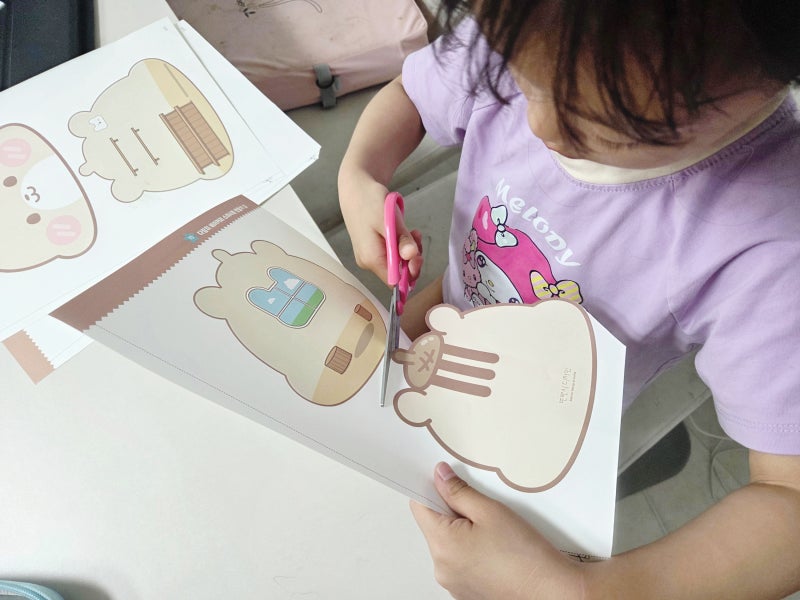 스퀴시북 또로시의 꼼지락 종이 놀이북 쉬운 스쿼시북 책만들기