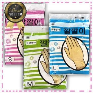 자주 손이 가는 동광상사 깔깔이 동광 미용장갑 깔깔이 미니고무장갑 sml 소 중 대 깔깔이장....