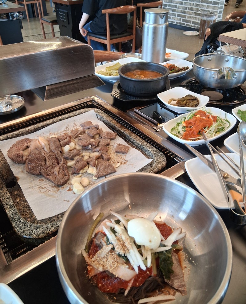 (전북 군산/신관동) 맛있는 한우와 디저트까지, 총체보리한우정육식당군산점 리뷰!