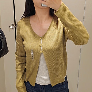 스파오 여름 가디건 COOL 썸머 골지 카디건