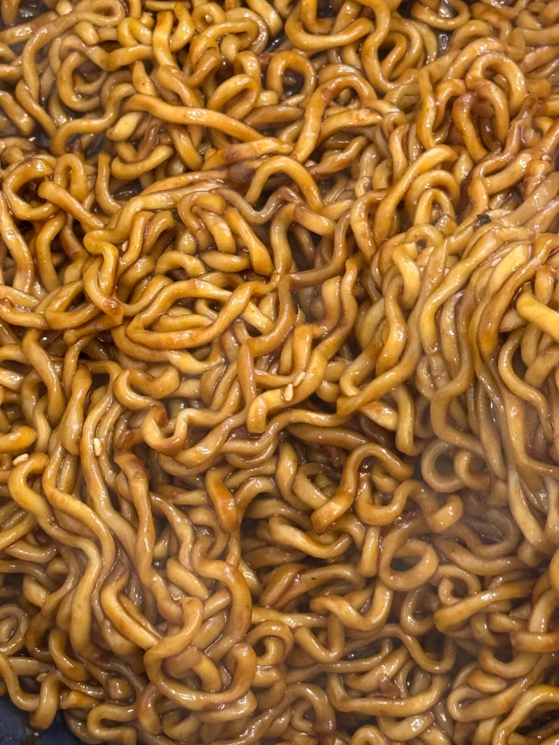 불닭게티 황금비율! 짜파게티 2개 + 불닭볶음면 1개 조합으로 즐기는 완벽한 맵단짠 홈쿡 후....