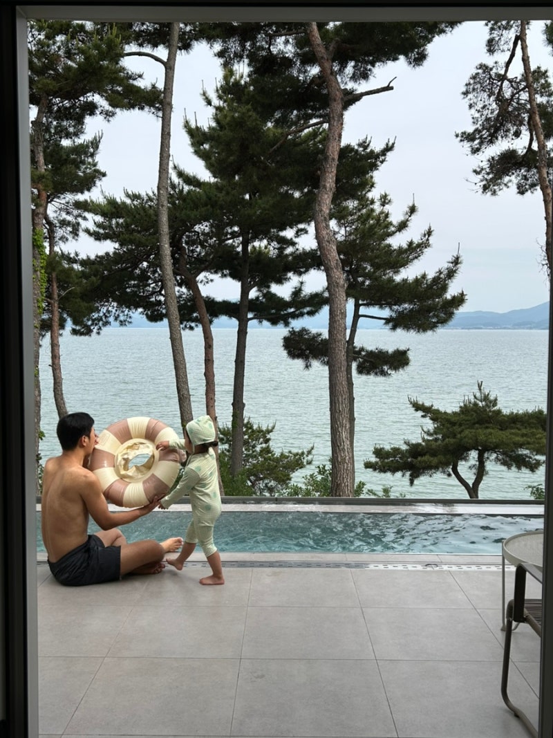 남해 바다뷰 단독 풀빌라 여여담 다섯번째여유