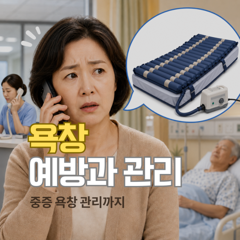 요양병원에서 에어매트리스 사오라는 연락 받으셨나요? 노인 욕창 예방과 관리