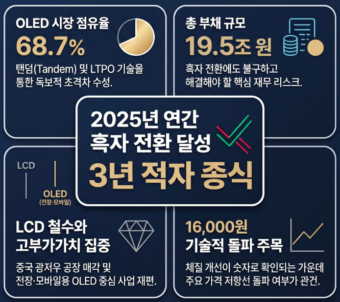 "만년 우하향 끝?" LG디스플레이 주가, <b>정철동</b> 호가 만든 3가지... 