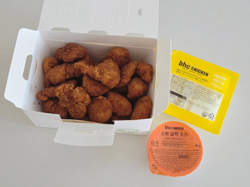 BHC 쏘이갈릭킹 오리지널 후기, 마늘맛은 소스가 담당?