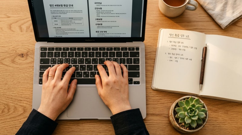 법인 4대보험 환급, 사장님이 꼭 알아둘 실무 정리