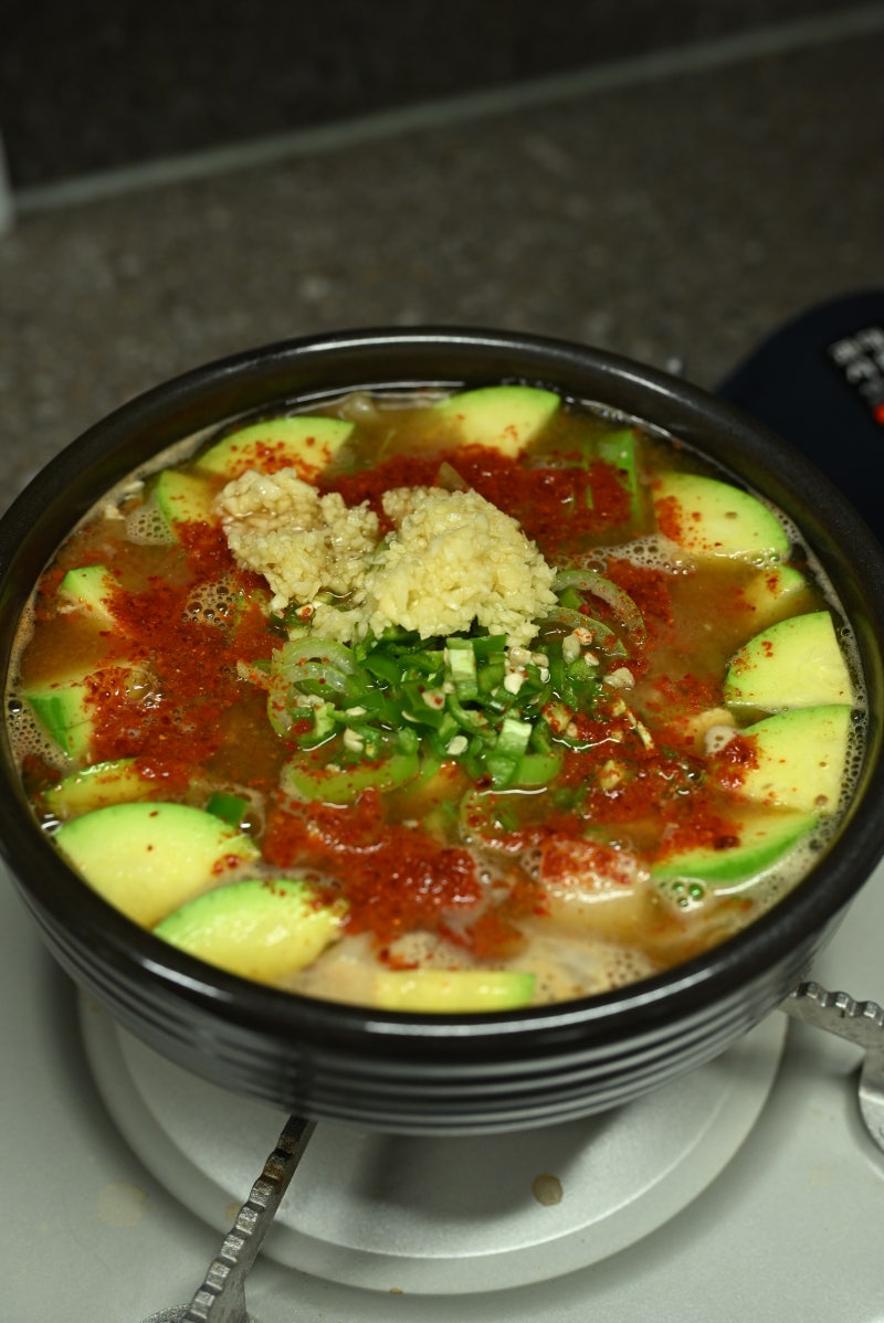 뚝배기에 끓이는 된장찌개 레시피