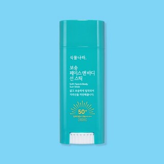  식물나라 보송 페이스 앤 바디 선스틱 30g - 끈적임 없는 무기차단 스틱