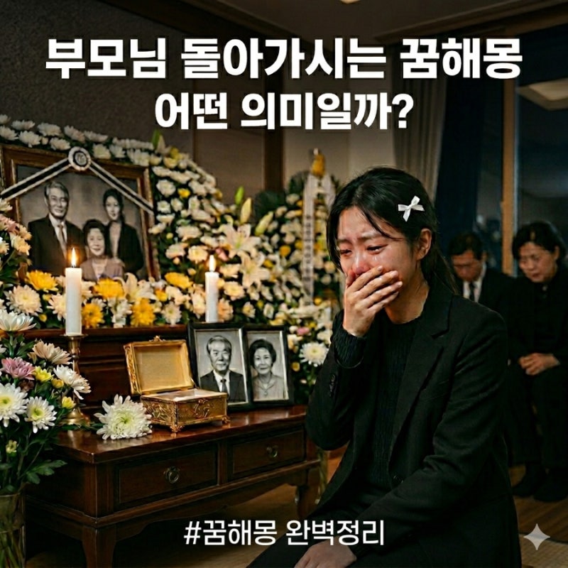 부모님 돌아가시는 꿈 해몽｜불안했다면 이런 의미일 수도 있습니다