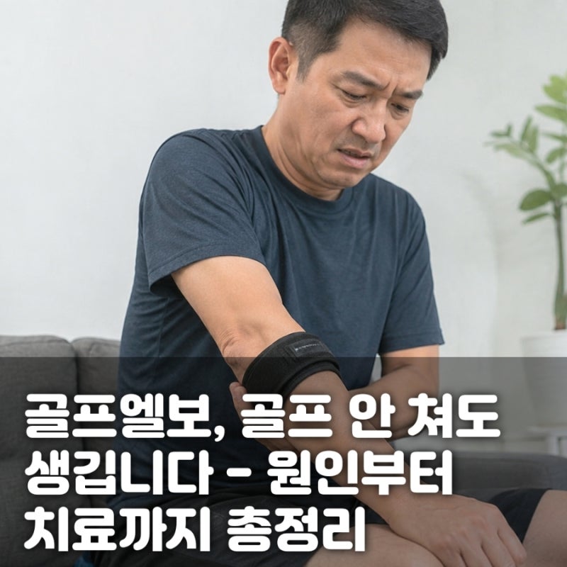 골프엘보, 골프 안 쳐도 생깁니다 - 원인부터 치료까지 총정리