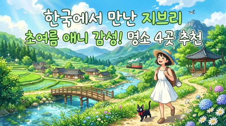  대한민국에서 지브리 찾기: 청량함 200% 초여름 애니메이션 속 한 장면 같은 국내 명소 4선
