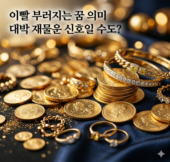 이빨 부러지는 꿈 의미, 사실은 대박 재물운 신호일 수도?
