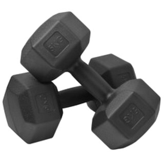  코멧 스포츠 육각 덤벨 블랙 5kg 2개 - 홈짐 입문자를 위한 권장