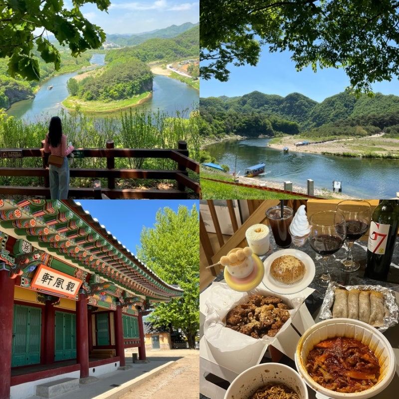 강원도 영월 여행 BEST 1박2일 코스 추천 | 맛집 숙소 카페 가볼만한곳| 청령포부터 서부시장•....