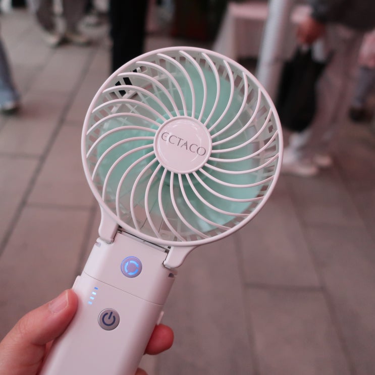 엑타코 휴대용 선풍기 재구매한 후기