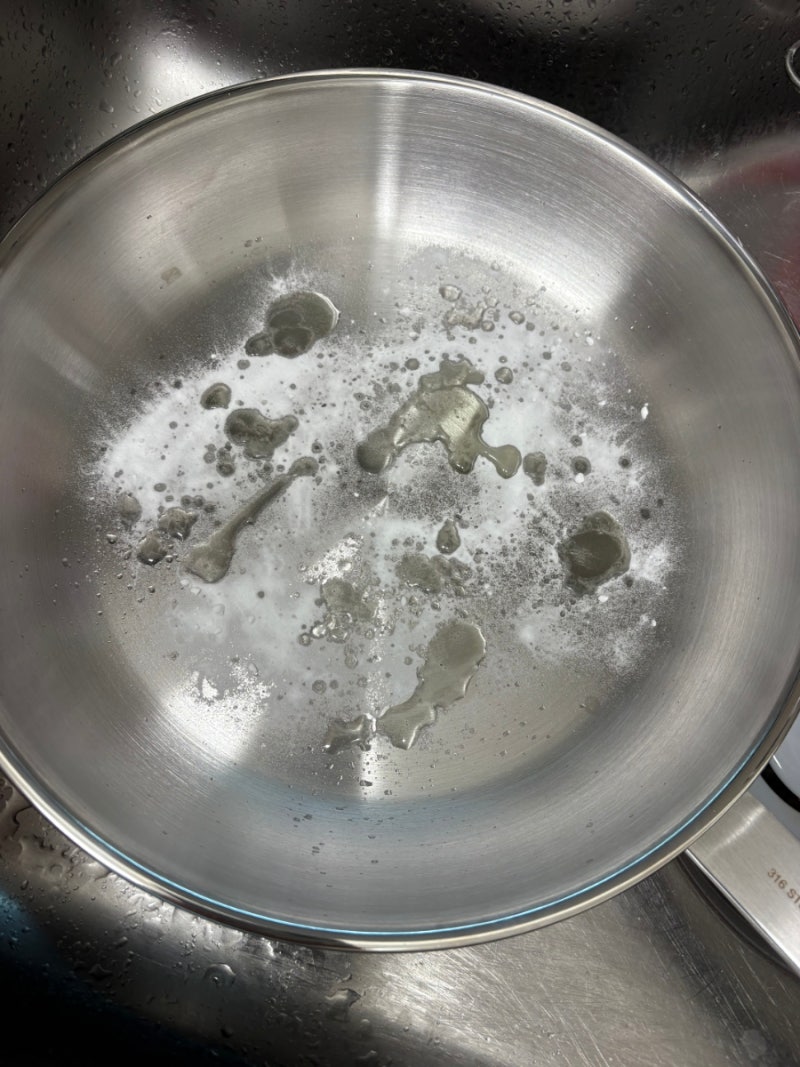 쉐프윈 커퍼코어 스텐팬 28cm 연마제 제거 방법 스텐팬 무게