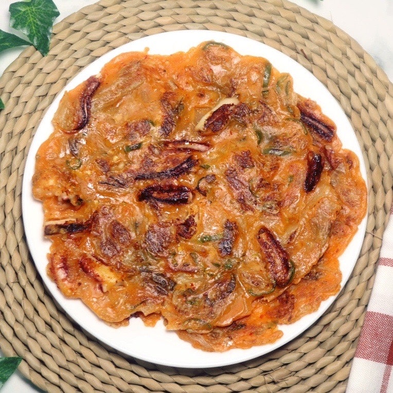 김치부침개 황금레시피 오징어김치전 만들기