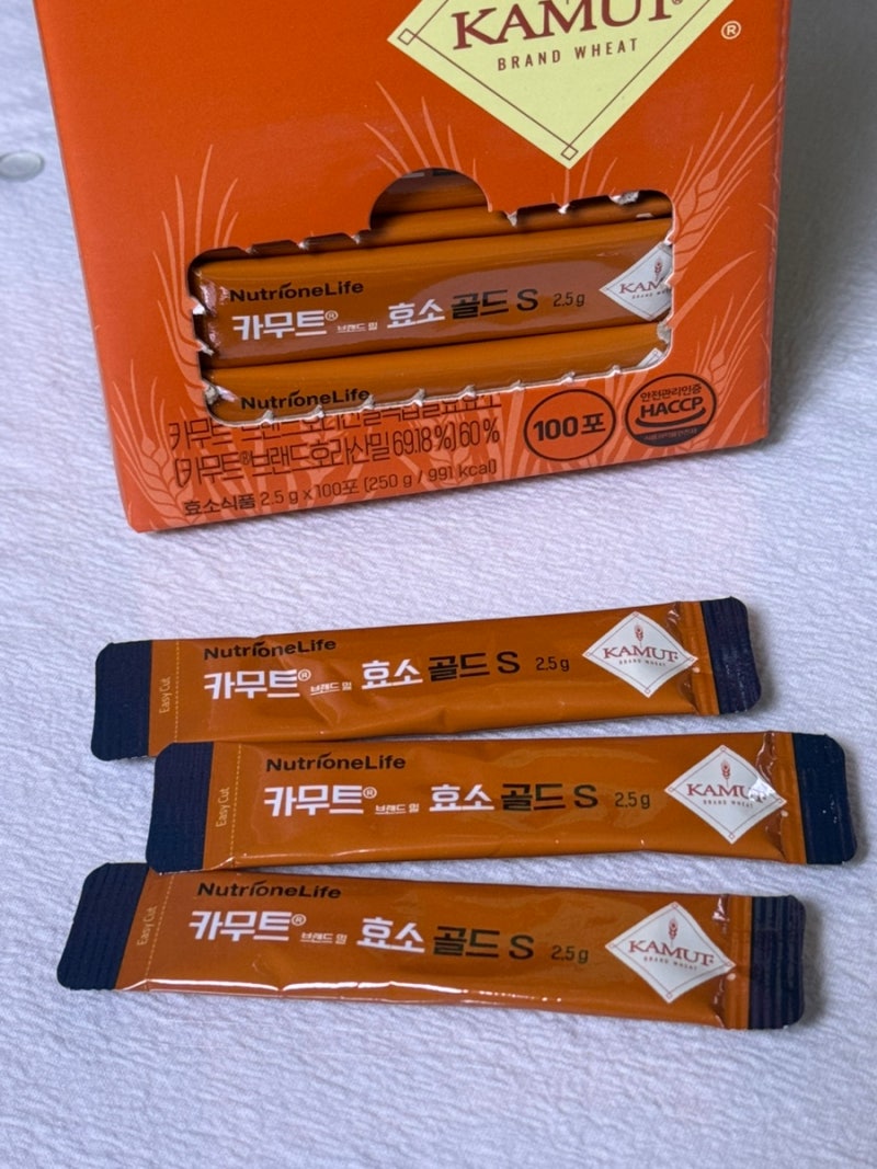 [내돈내산] 뉴트리원 카무트 효소 골드 S 솔직후기