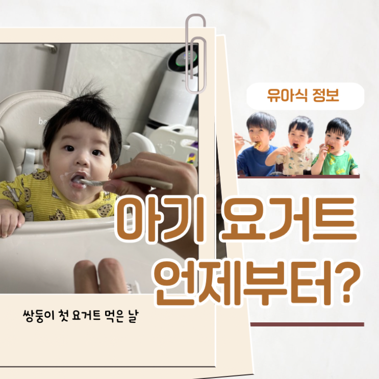  아기 요거트 언제부터 6개월 먹는 양과 고르는 법