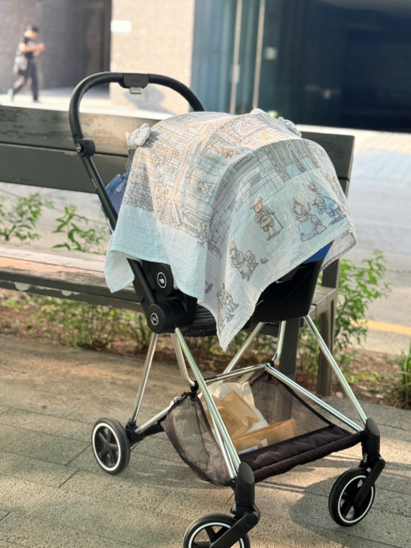 싸이벡스 유모차, 폴레드 바구니카시트 결합한 트래블시스템 꿀팁