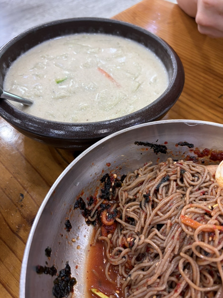 청정밀들깨수제비막국수 사진 5